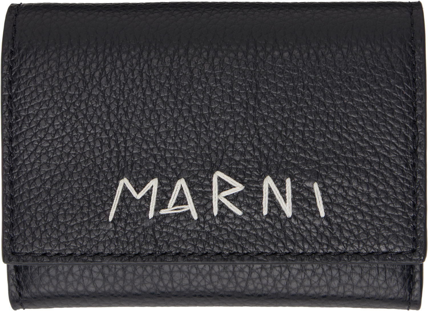 Гаманець Marni Marni Leather Key Holder Wallet чорний | PCMI0017U2 P6533, 0