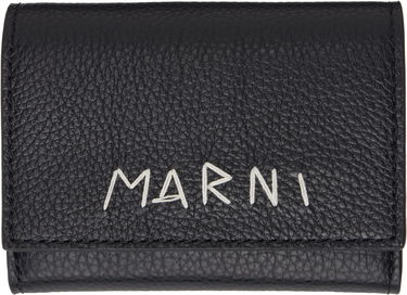 Гаманець Marni Marni Leather Key Holder Wallet чорний | PCMI0017U2 P6533, 0