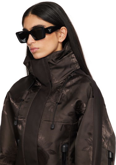 Сонцезахисні окуляри Prada Thick Cat Eye Acetate Sunglasses чорний | 0PR 08YS 8056597517430, 3