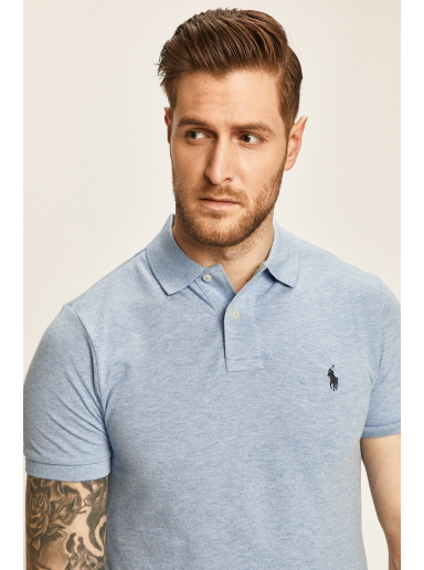 Сорочка поло Polo by Ralph Lauren Slim Fit Polo Синій | 710548797013