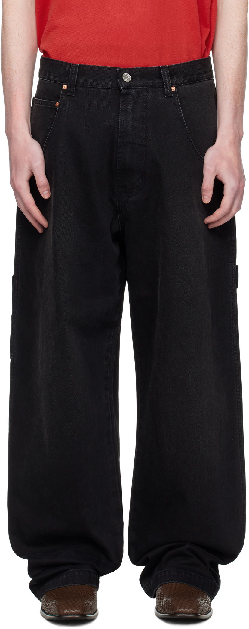 Джинси VETEMENTS VETEMENTS Hip-Hop Jeans чорний | UH76DP250B2