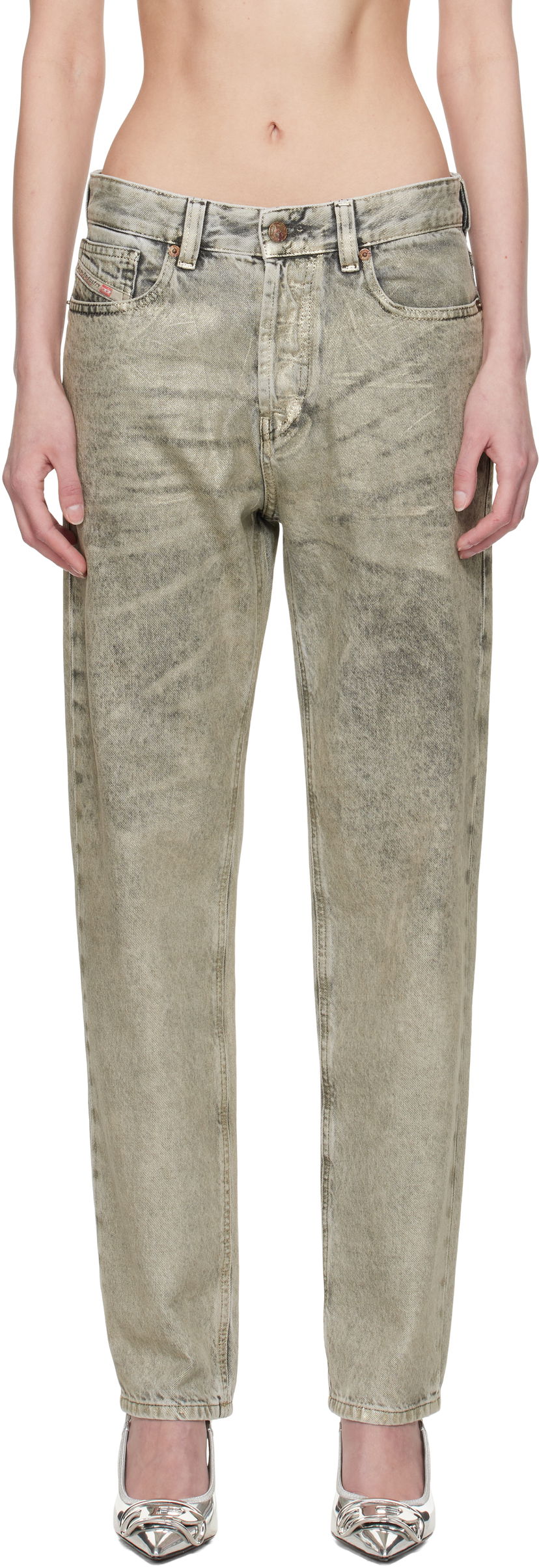 Джинси Diesel Diesel 1988 D-Ark Jeans Зелений | A17344 09L79