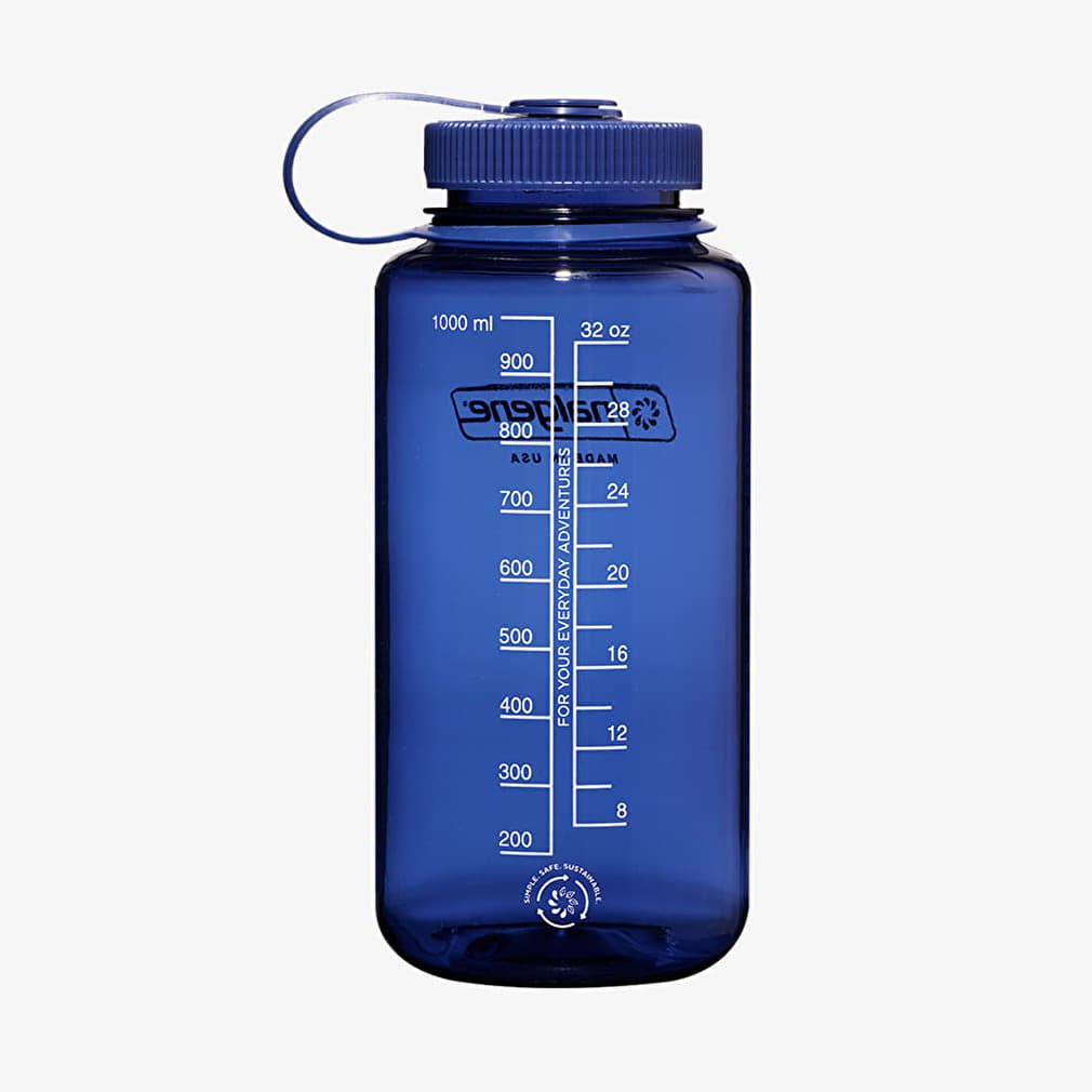Пляшка для пиття Nalgene 1000ml Wide Mouth Sustain Universal Bottle Синій | 2020-5532, 1