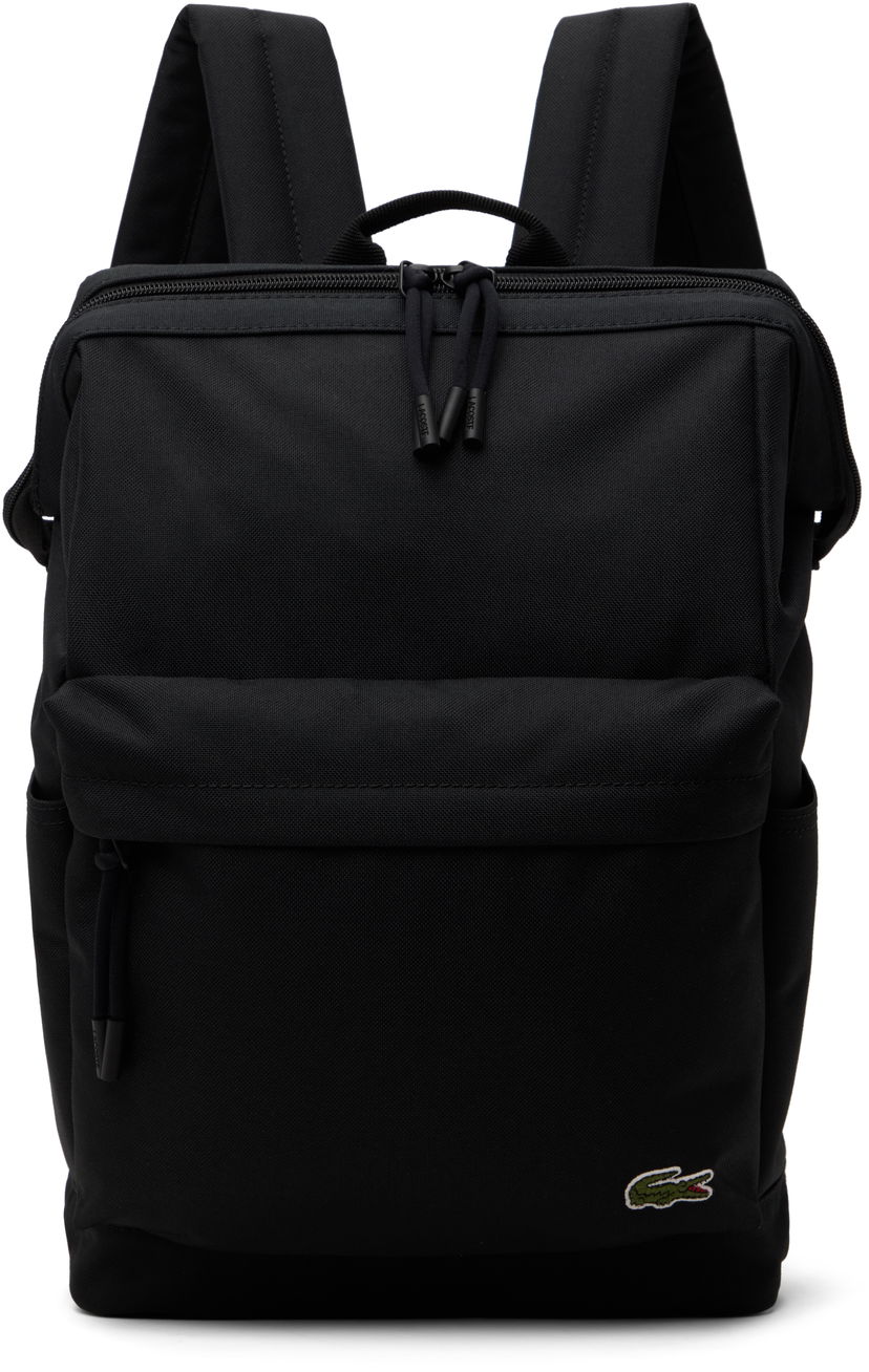 Рюкзак Lacoste Neocroc Small Rectangular Backpack чорний | NU4682NE_000
