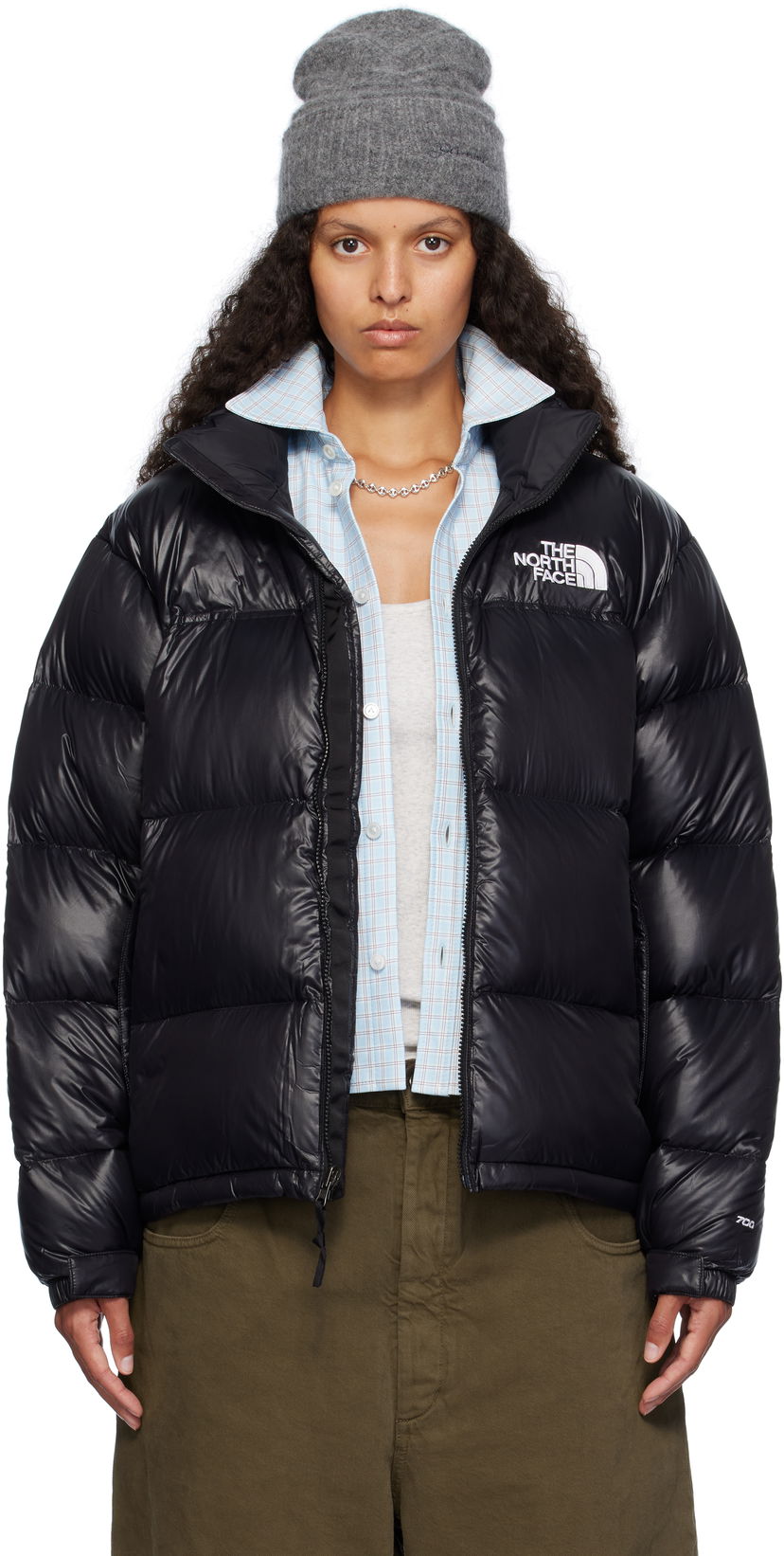 Пуховик The North Face 1996 Retro Shine Nuptse Puffer Jacket чорний | NF0A3C8D38S