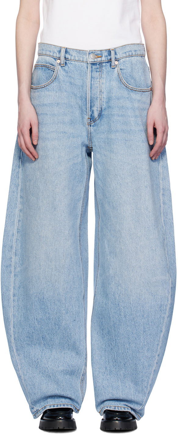 Джинси Alexander Wang Alexander Wang Oversized Jeans Синій | 4DC2244264