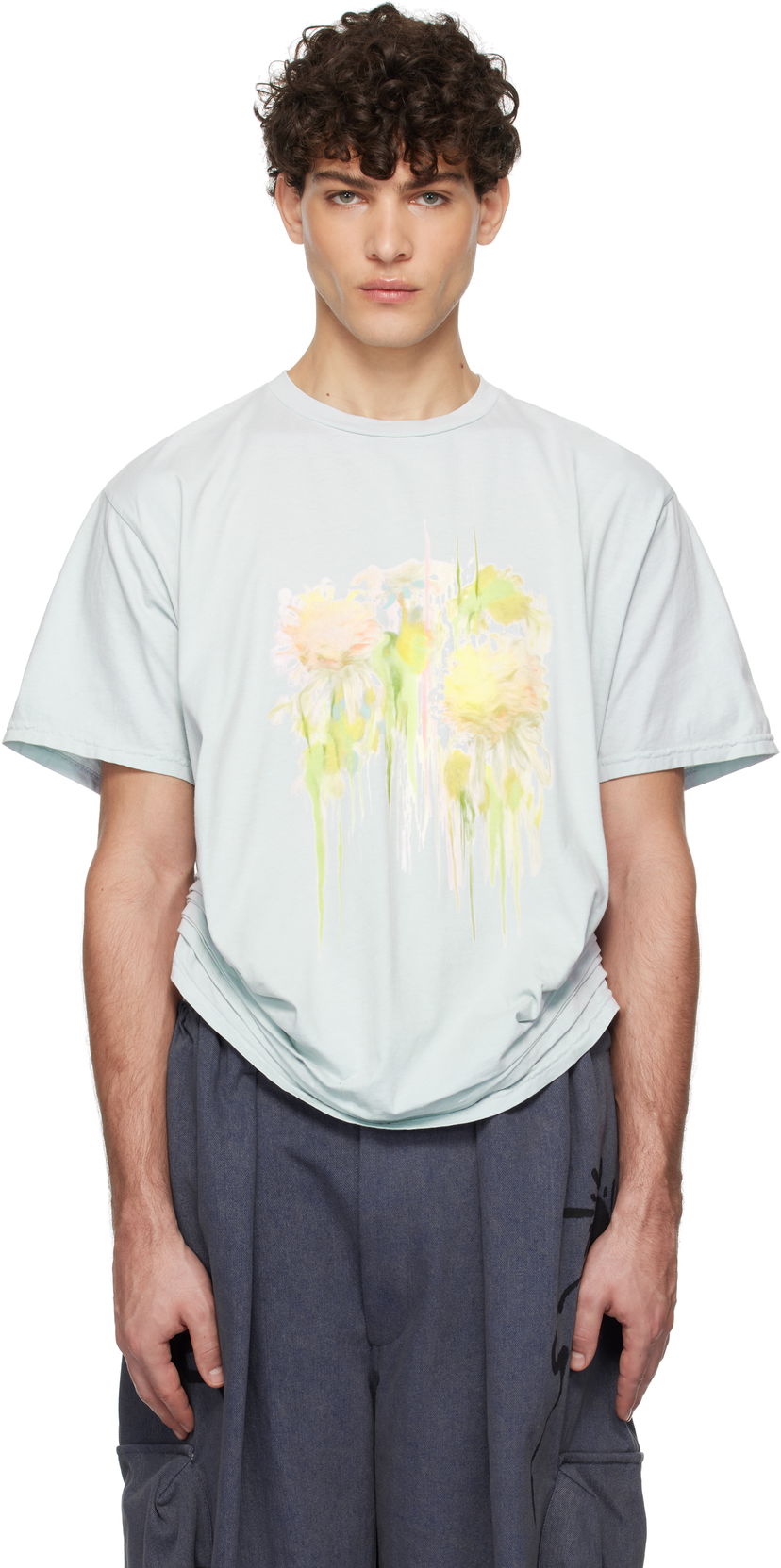 Футболка Collina Strada Collina Strada Katina Duo Graphic T-Shirt Зелений | XX3053