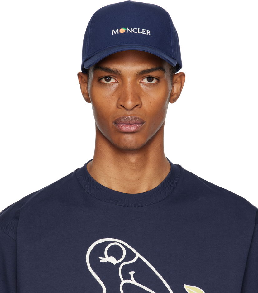 Кепка Moncler Moncler Genius x Gilga Farm Baseball Cap темно-синій | K24023B000060U082