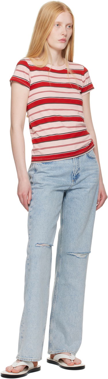 Джинси rag & bone rag & bone Shea Relaxed High Rise Jeans Синій | WDD25P1006RGCH, 3