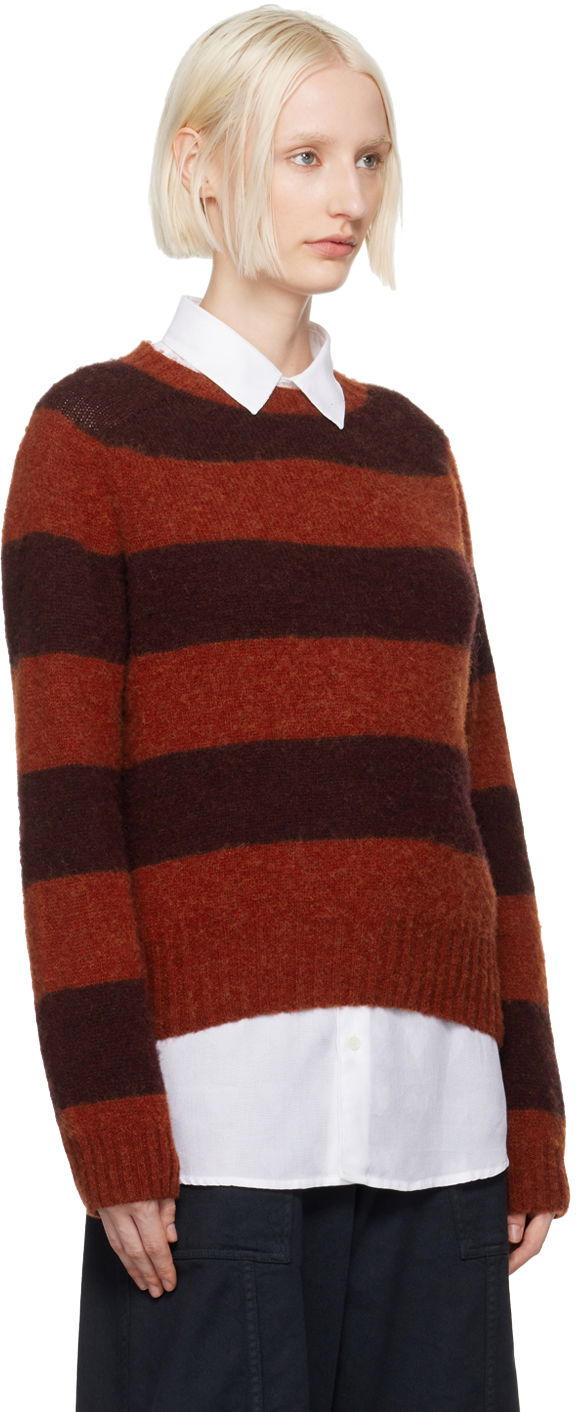 Cветр YMC YMC Jets Striped Wool Blend Sweater Червоний | Q8XAB, 1