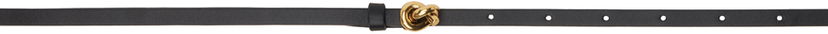 Ремені Bottega Veneta Knot Belt чорний | 776108 VALKO