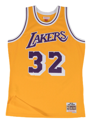 Джерсі Mitchell & Ness NBA Swingman Jersey Los Angeles Lakers Magic Johnson Жовтий | SMJYGS18175-LALLTGD84EJH