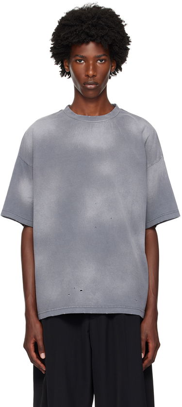 Футболка We11done We11done Distressed T-Shirt Сірий | WD-TT2-24-742-U-CH, 0