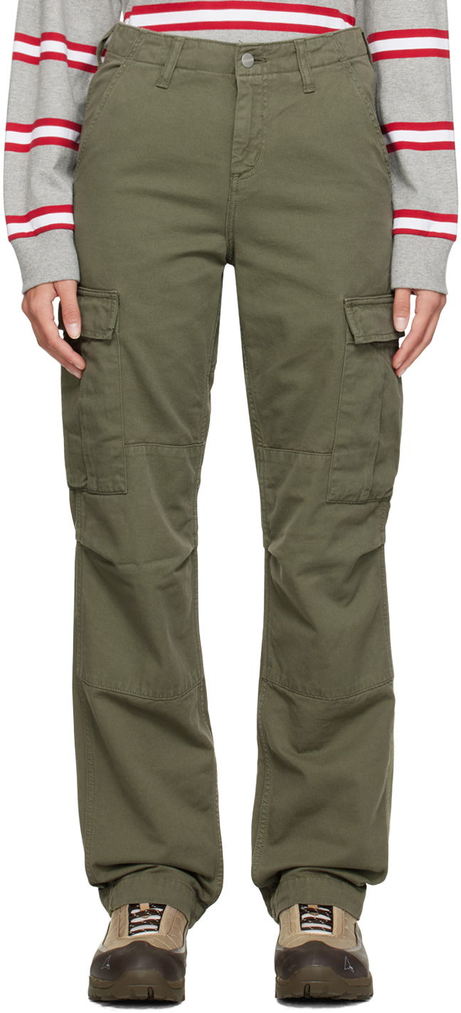 Штани карго Carhartt WIP Regular Fit Cargo Pants Зелений | I030475