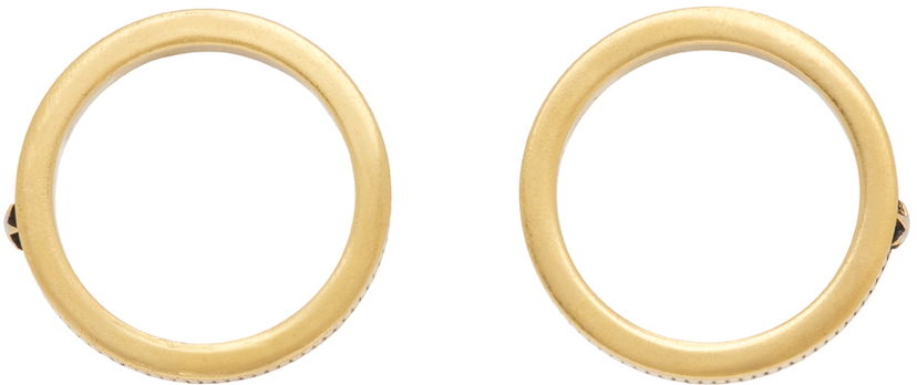 Сережки Maison Margiela Stud Earrings бежевий | SM1VG0048 P6476