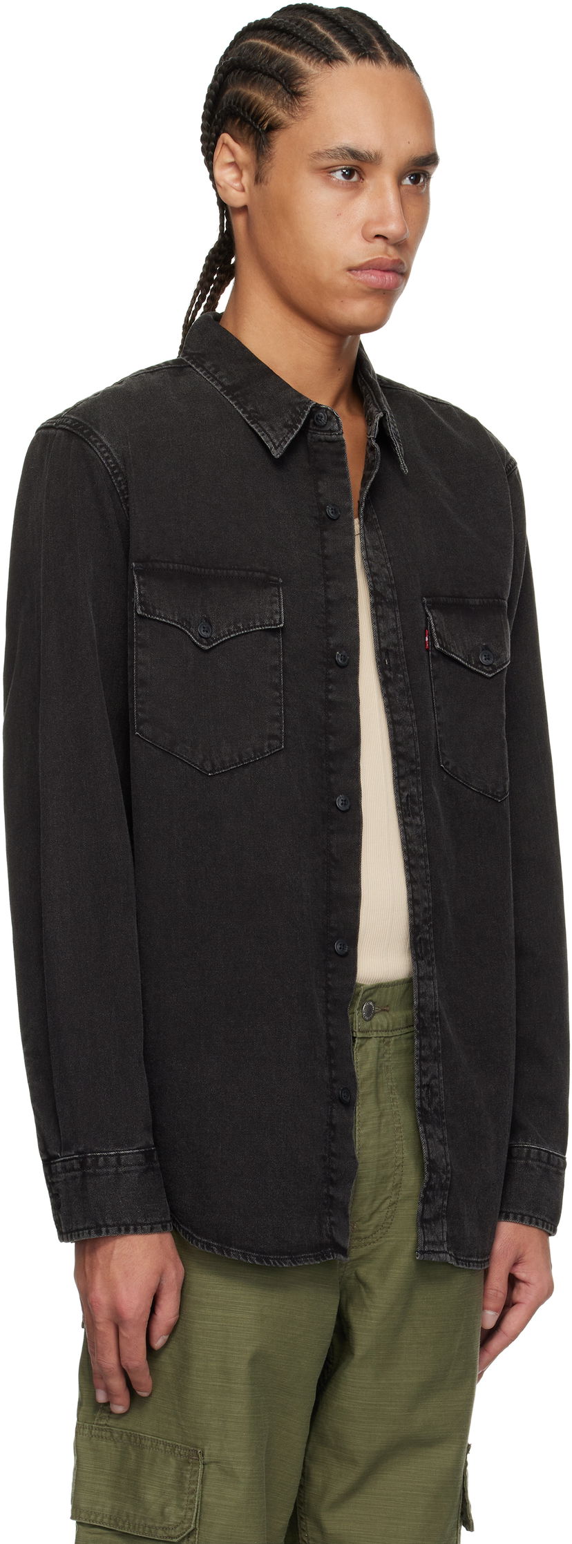 Сорочка Levi's Relaxed Fit Western Shirt чорний | A1919-0054