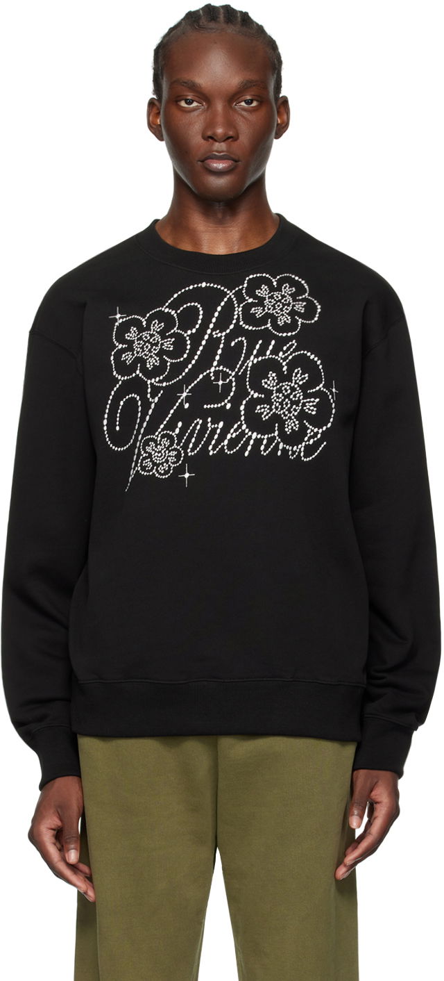 Світшоти KENZO Black Paris Constellation Sweatshirt чорний | FE65SW2284MG