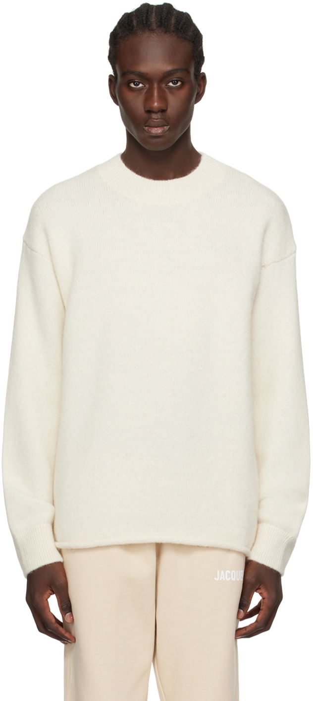 Cветр Jacquemus Les Classiques 'Le Pull ' Sweater "Off-White" бежевий | 24E245KN295-2329