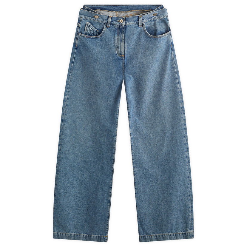 Джинси The Attico The Attico Wide Leg Jeans 27" Синій | 247WCP190-176
