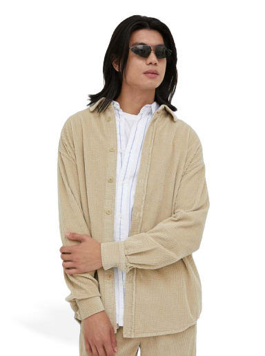 Сорочка American Vintage Corduroy Shirt бежевий | MPADO06