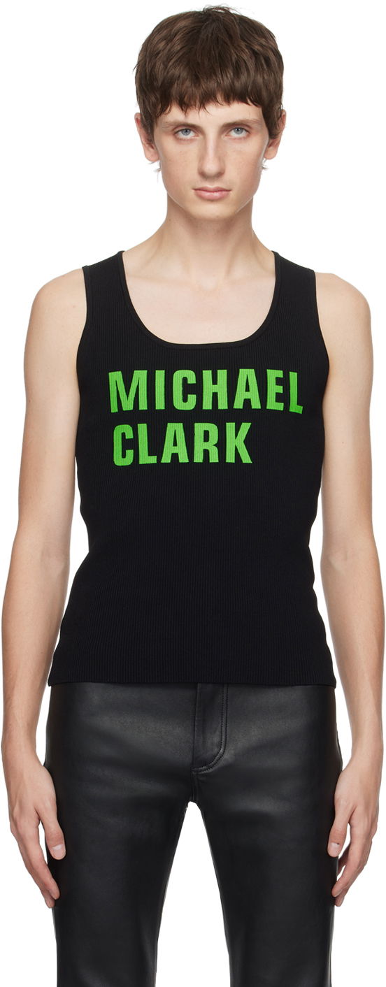 Безрукавка JW Anderson Black Michael Clark Edition Tank Top чорний | KW1024-YN0284