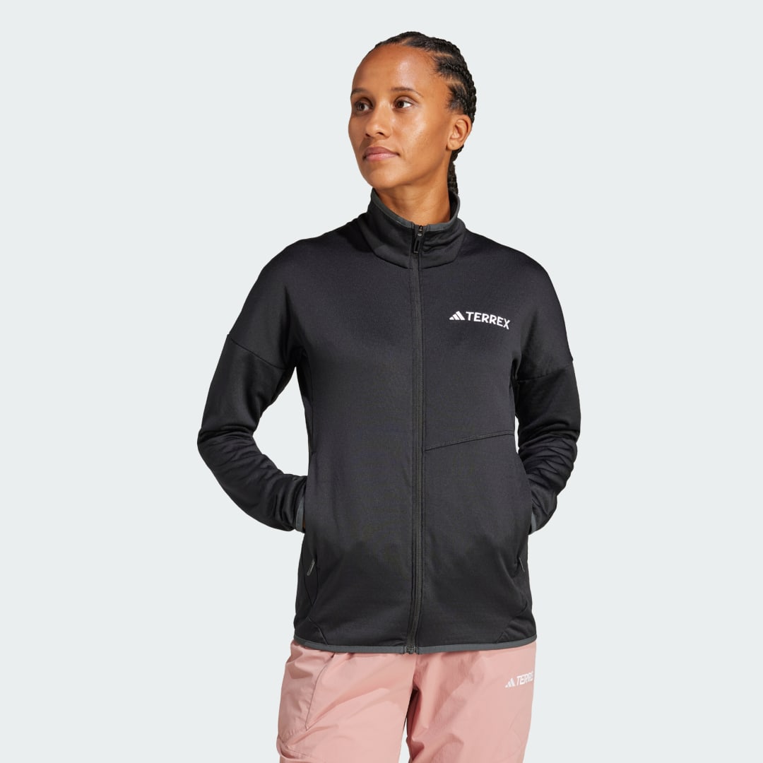 Cветр adidas Performance Terrex Xperior Climawarm Light Fleece Jacket чорний | JE1361, 0