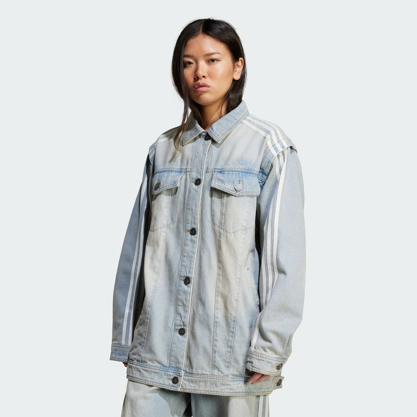 Куртка adidas Performance Adilenium Season 3 Two-In-One Denim Jacket Синій | JX9209