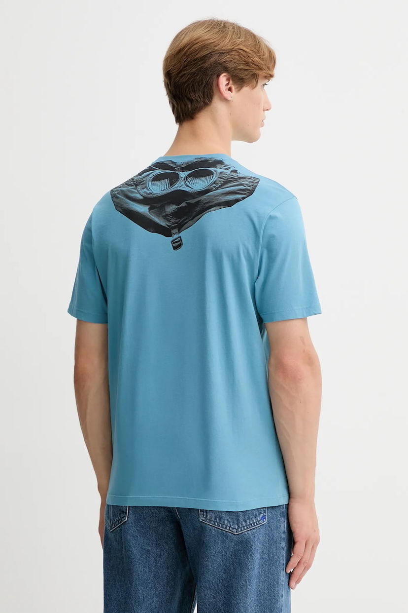 Футболка C.P. Company C.P. Company Goggle Print T-Shirt Синій | 19CMTS725A005100W
