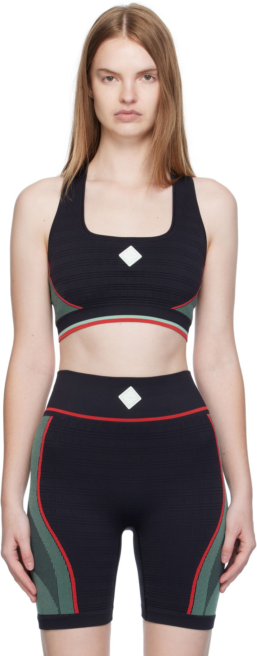 Бюстгальтер Casablanca Casablanca Seamless Sports Bra чорний | WPF25-ACT-029-01
