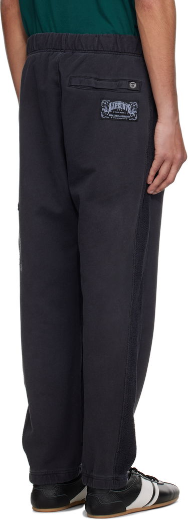 Спортивні штани AAPE by A Bathing Ape AAPE by A Bathing Ape 'AAPE' Main Sweatpants чорний | AAPPTMB684XXNBKL, 2