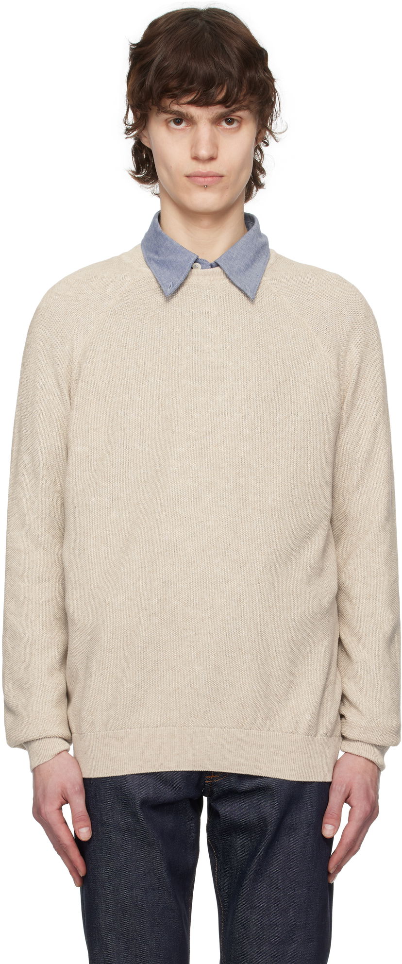 Cветр A.P.C. A.P.C. Florian Knit Sweater бежевий | VIAJC-H23406
