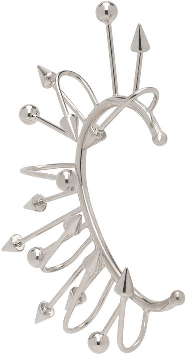 Сережки Jean Paul Gaultier Jean Paul Gaultier Multiple Spikes Single Ear Cuff Металік | 24/25-U-BO043-X053-91, 1