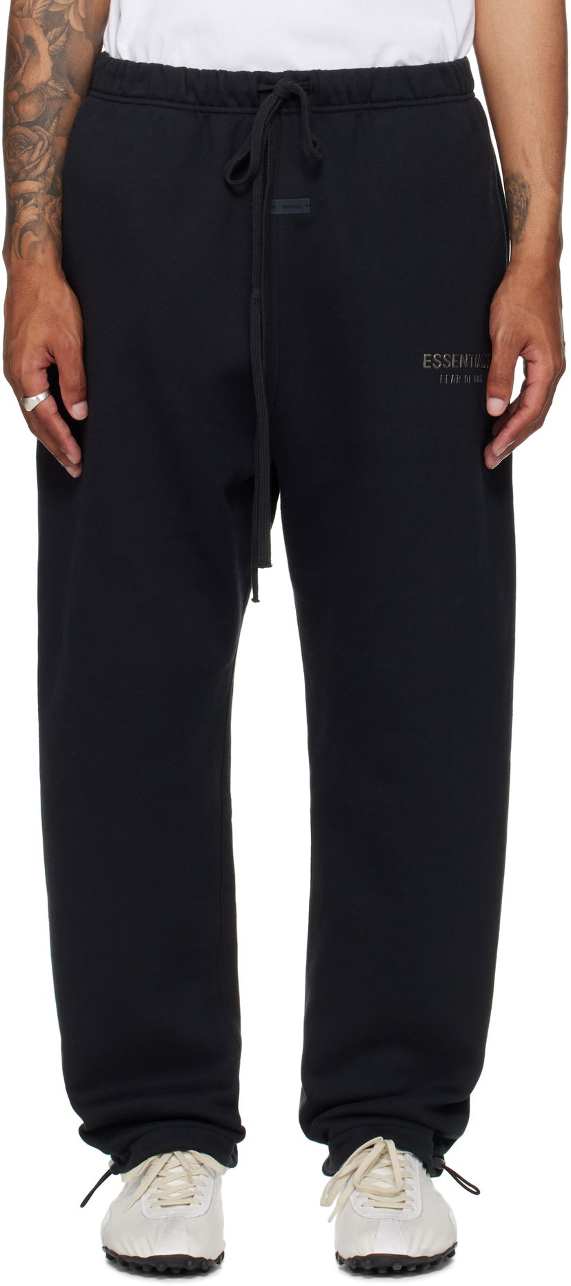 Спортивні штани Fear of God Fear of God ESSENTIALS Relaxed Fleece Sweatpants чорний | 130SP258220F