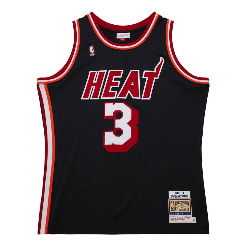 Джерсі Mitchell & Ness Miami Heat 2013-14 'Dwyane Wade' Basketball Jersey чорний | AJY46497-MHE13DWABLCK