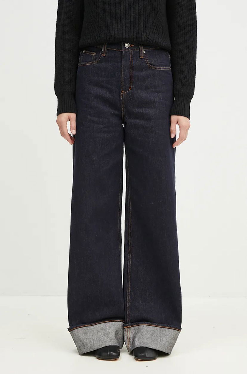 Джинси Ksubi High Waist Cuff Jeans Синій | WFA24DJ016