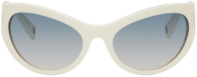 Сонцезахисні окуляри Marc Jacobs Marc Jacobs 'The Icon' Wrapped Sunglasses білий | MJ 1087/S 716736860848