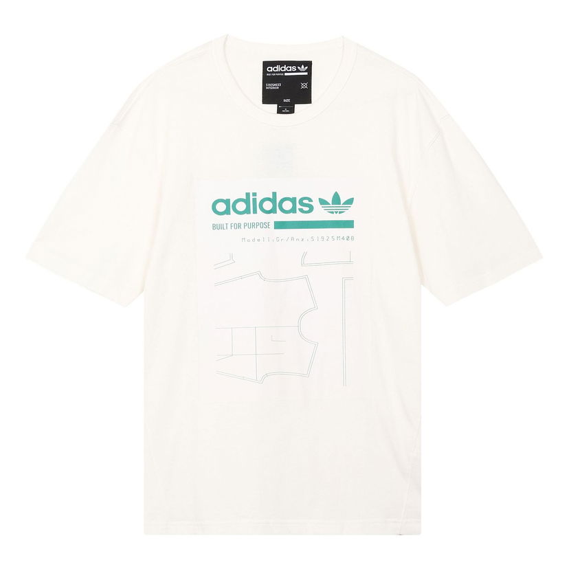 Футболка adidas Originals Originals Graphic Short Sleeve T-Shirt білий | DV1911