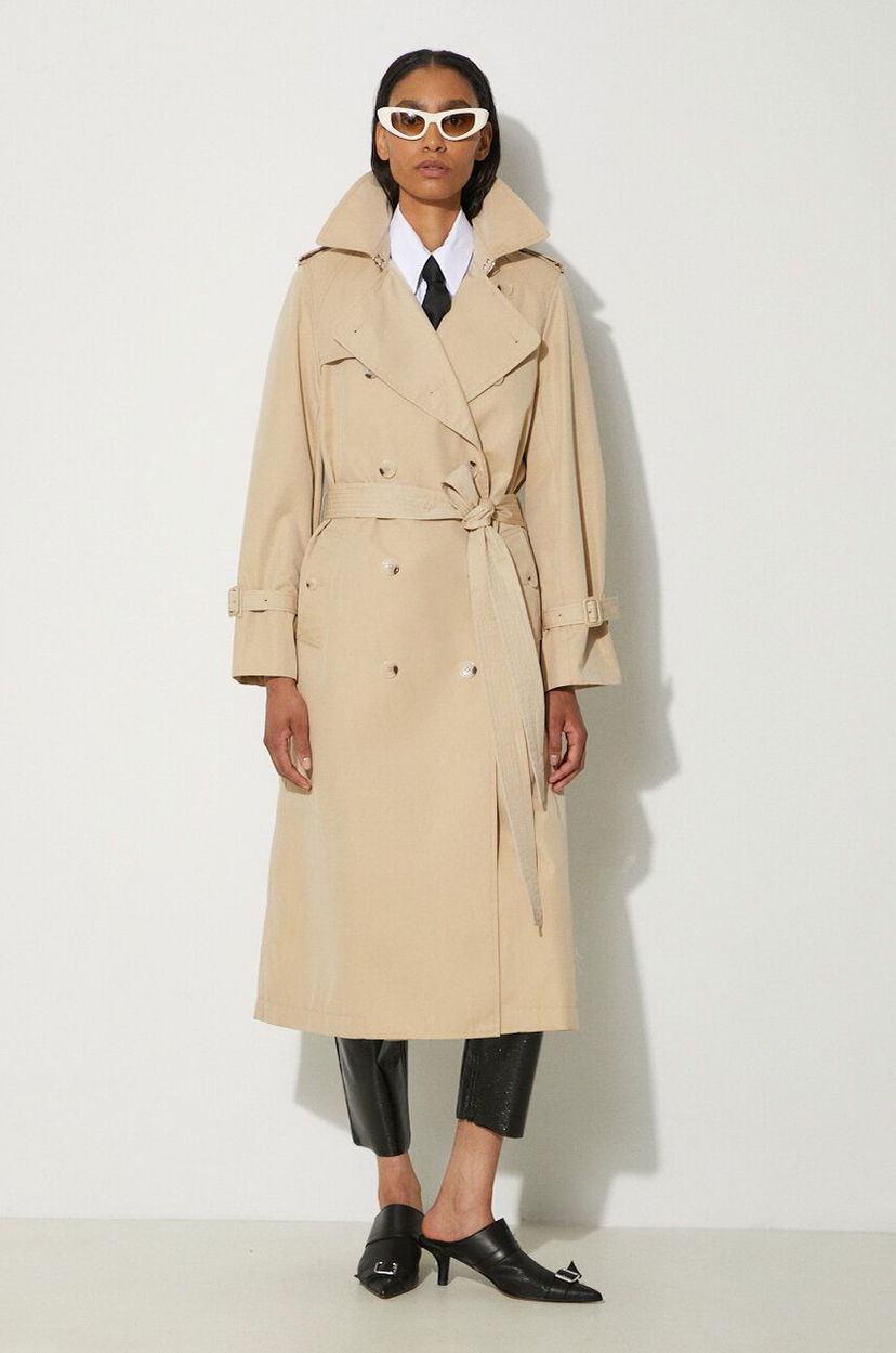 Тренчкот KENZO Long Kimono Trenchcoat бежевий | FE62MA2179OI.11
