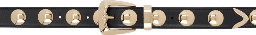 Ремені Khaite Khaite Benny Studded Belt чорний | 10015-763