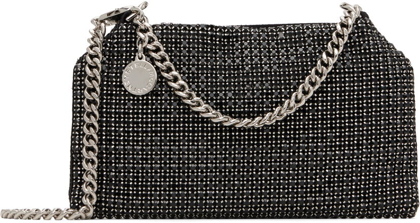 Сумочка Stella McCartney Stella McCartney Falabella Crystal Mesh Shoulder Bag чорний | 7B0101WP0413