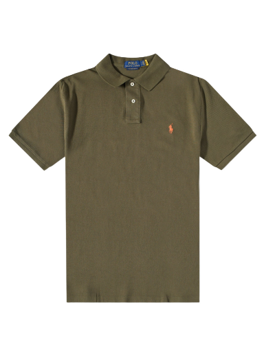 Сорочка поло Polo by Ralph Lauren Cusotm Slim Fit Коричневий | 710782592014