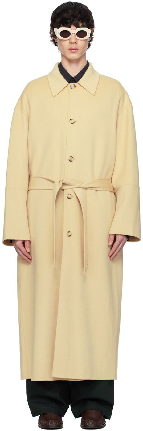 Пальто Nanushka Lucian Coat бежевий | NM24RSOW02371