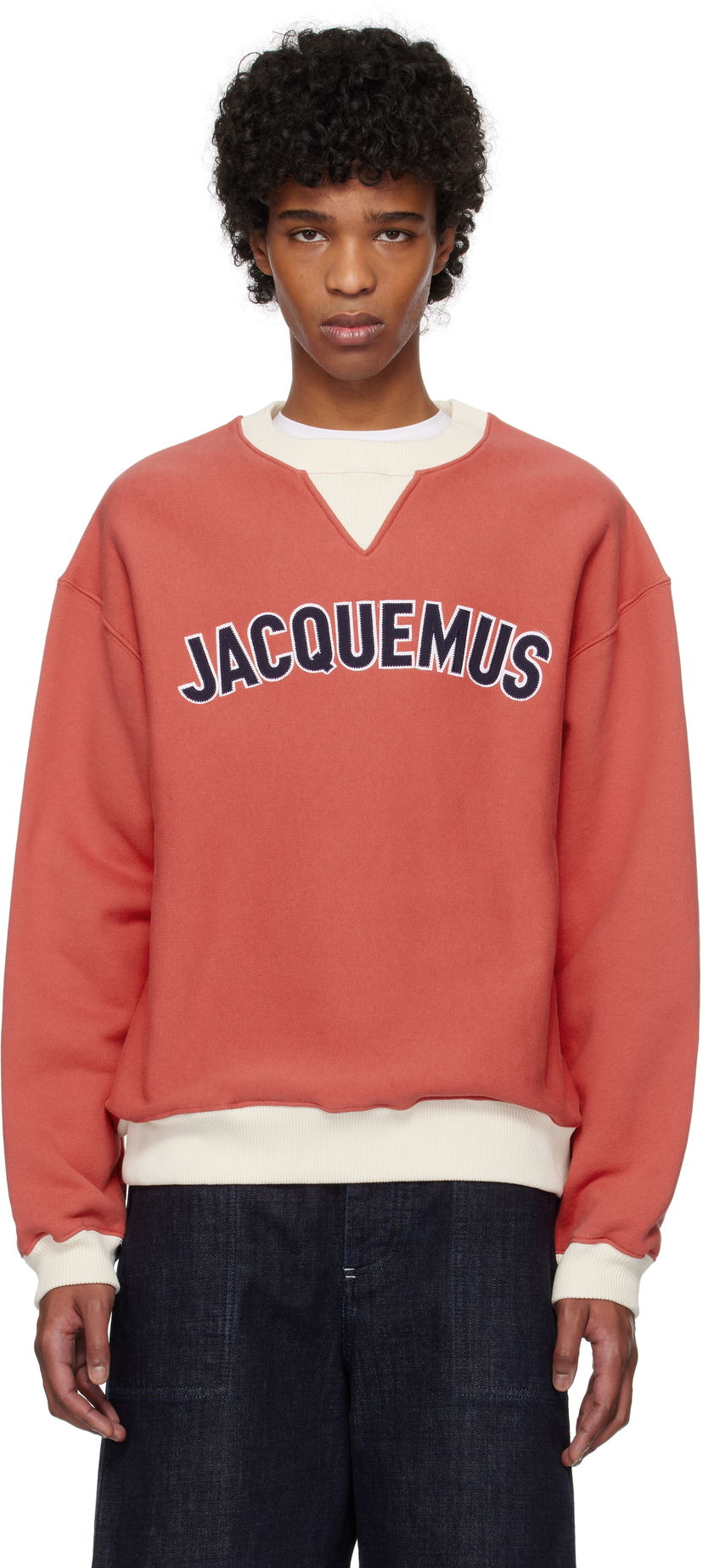 Cветр Jacquemus Jacquemus 'The Baseball' Sweatshirt Червоний | 25E255JS298-2462