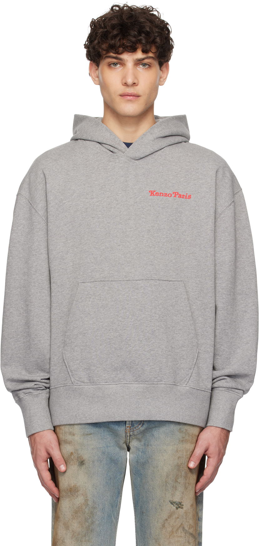 Світшоти KENZO Paris VERDY Edition Oversized Hoodie Сірий | FF58SW2404MF