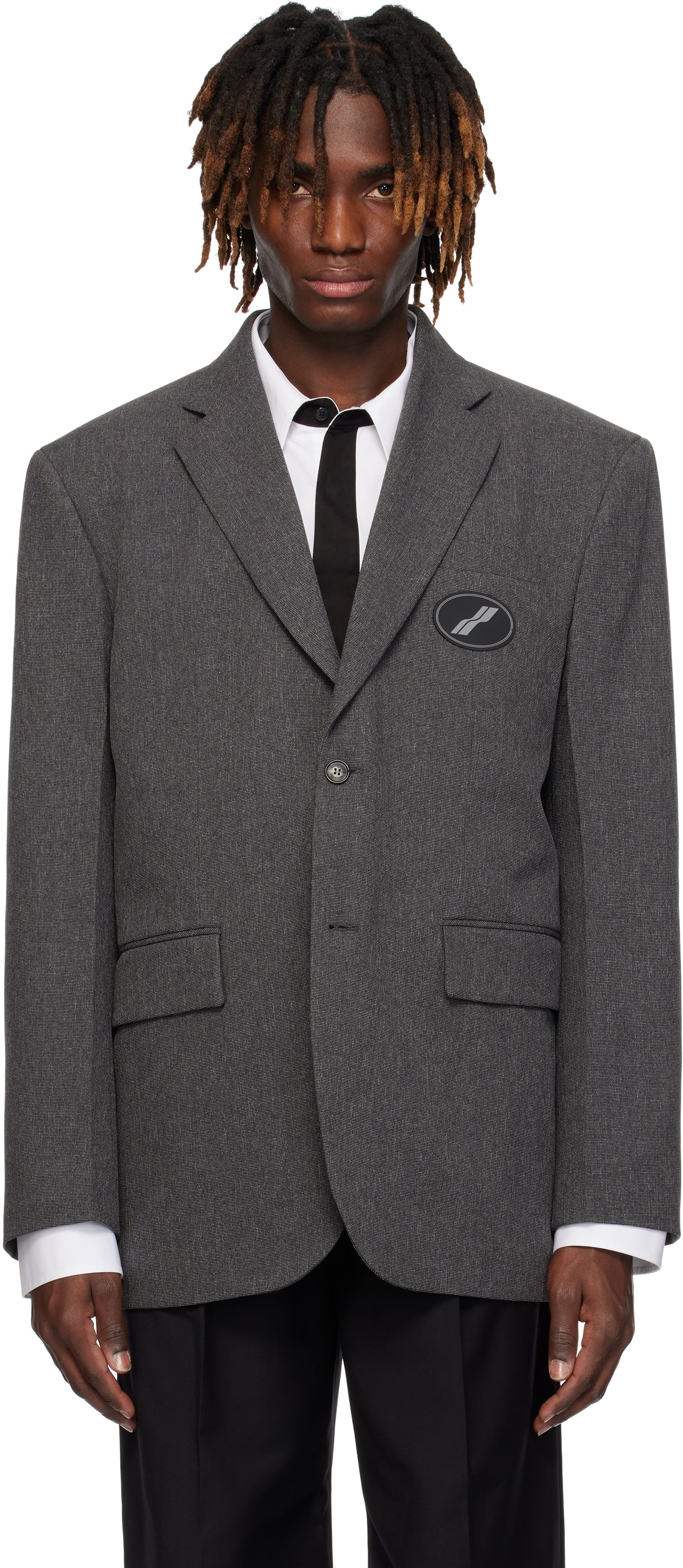 Куртка We11done We11done Oversized Blazer Сірий | WD-JK4-20-715-U-CH, 0