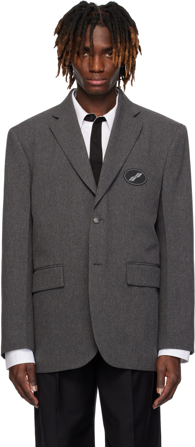Куртка We11done We11done Oversized Blazer Сірий | WD-JK4-20-715-U-CH