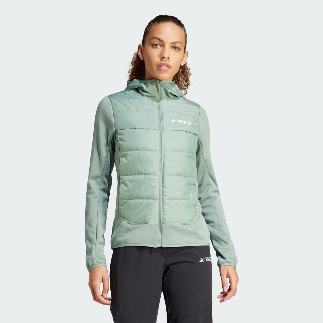 Вітровка adidas Performance Terrex Multi Hybrid Insulated Hooded Jacket Бірюзовий | IM8105, 0