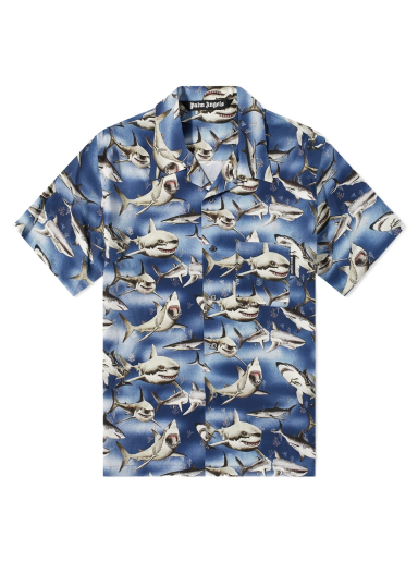 Сорочка Palm Angels Shark Vacation Різнокольоровий | PMGA110S23FAB0054510