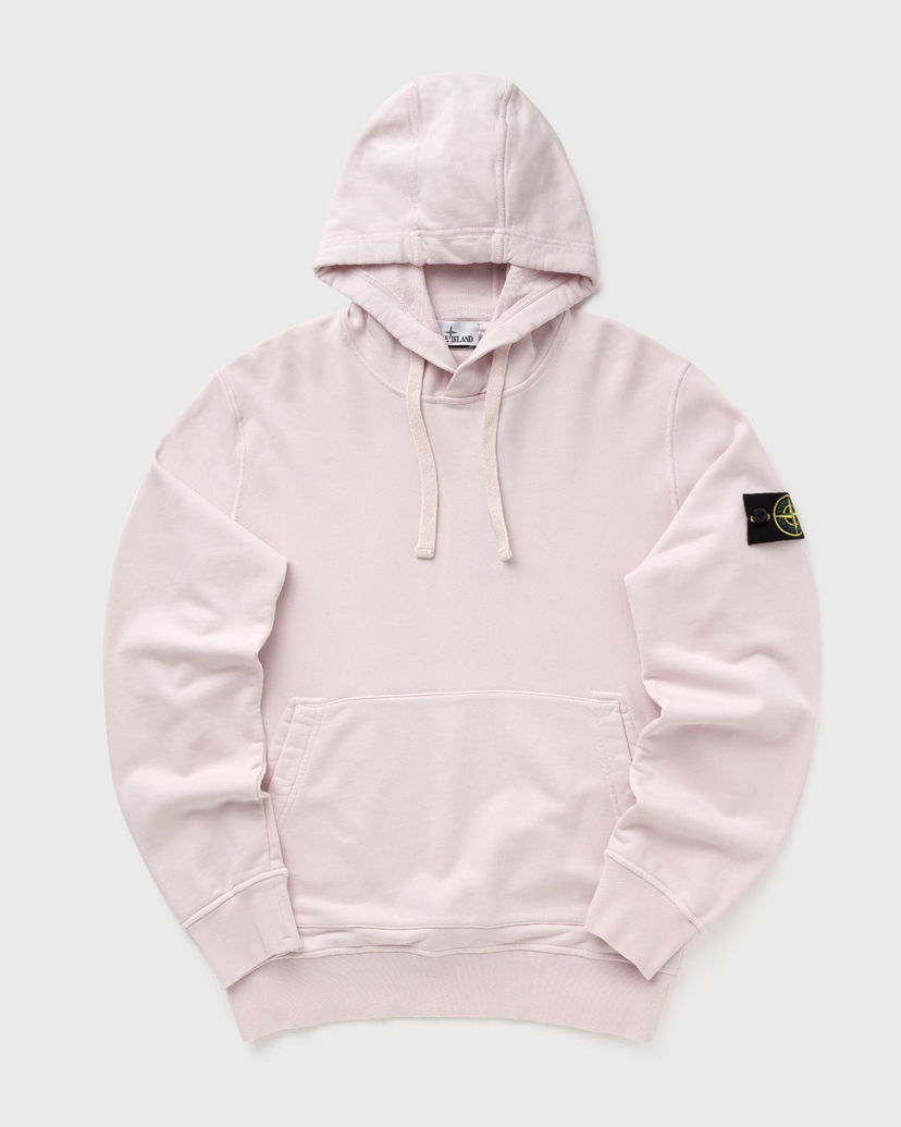 Світшоти Stone Island Hooded Sweatshirt with Kangaroo Pocket Рожевий | K2S156100062S0051.V0080