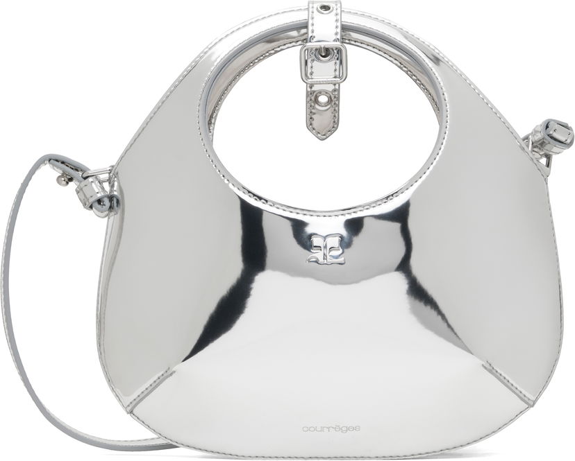 Сумка Courrèges Mini Mirror Effect Shoulder Bag Металік | 324GSA126PU0017